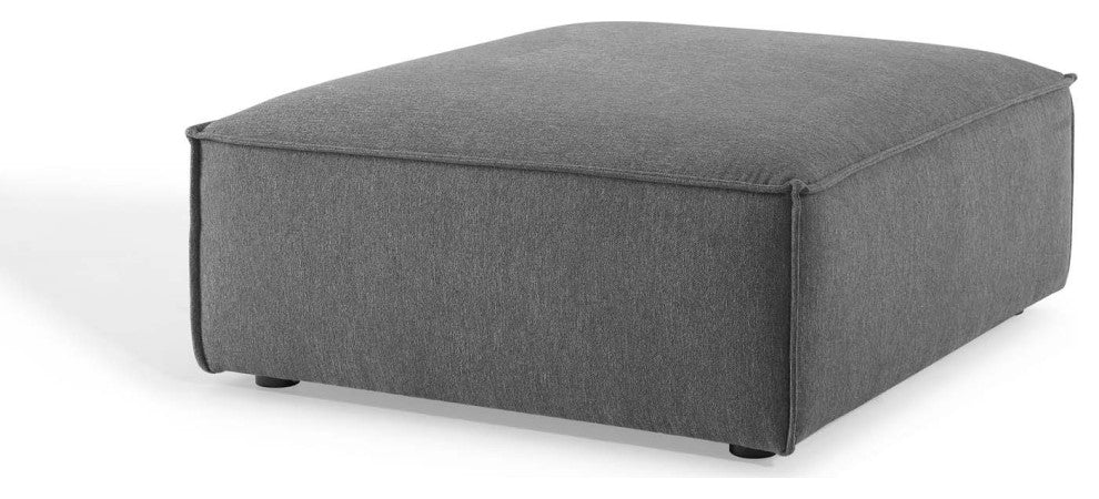 Modular Sectional Sofa Set, Charcoal Gray, Fabric, Modern, Hospitality