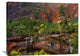"Waterfalls At Emerald Pools, Zion National Park, Utah" Artwork, 40" x 30"