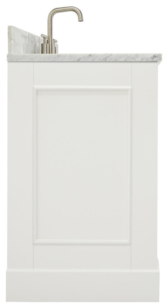 Ariel Stafford 43" Single Right Offset Oval Sink Bathroom Vanity