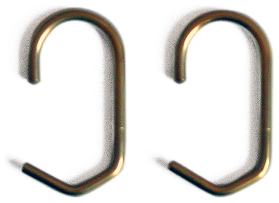 Shower Curtain Rings Set of 12, Un-Lacquered Brass, 1.50" Dia