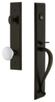 Carre' 1-Piece Dummy Handleset, S Grip and Hyde Park, Timeless Bronze, 849108