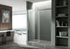 ANZZI Stellar 76" H Frameless Sliding Shower Door, Brushed Nickel, 48" W