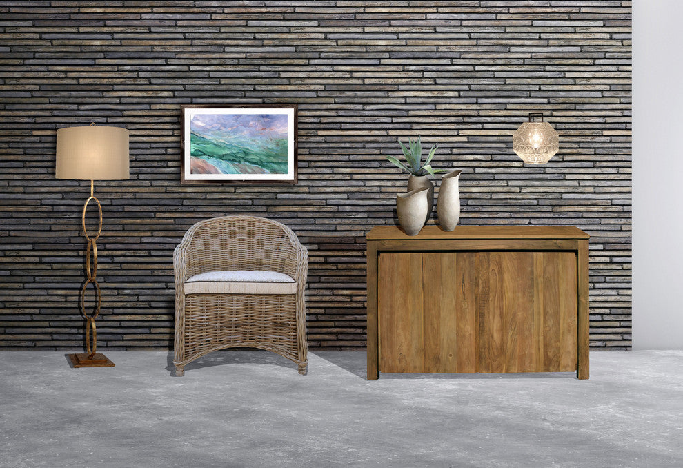 Recycled Teak Wood Solo Buffet 2 Doors