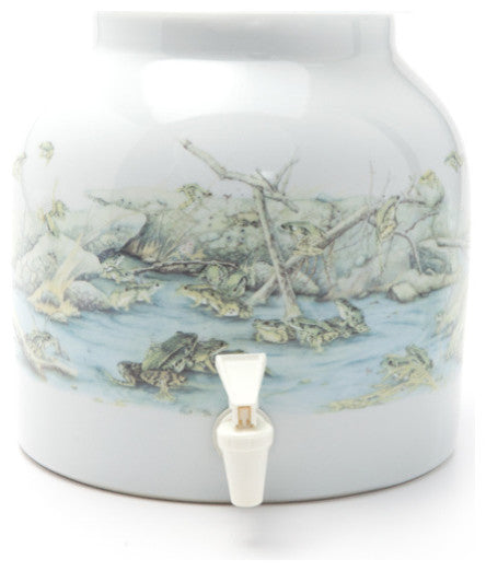 Goldwell Designs The Pond Life Design Water Dispenser Crock