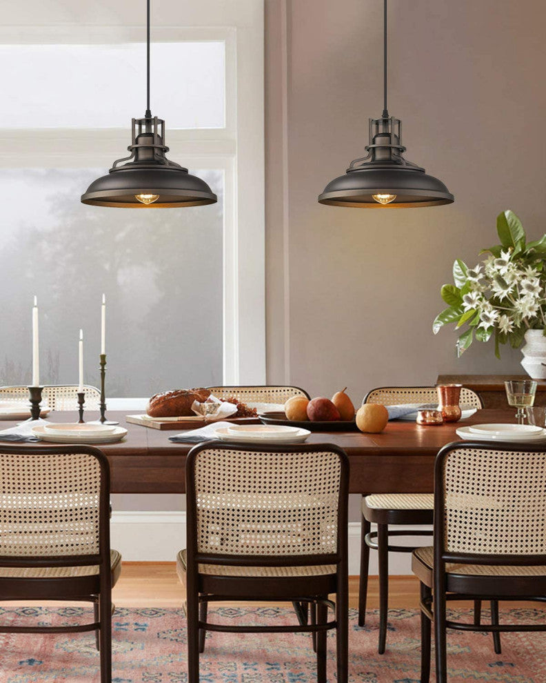 Farmhouse Pendant Lights for Kitchen Island Barn Black Pendant Light