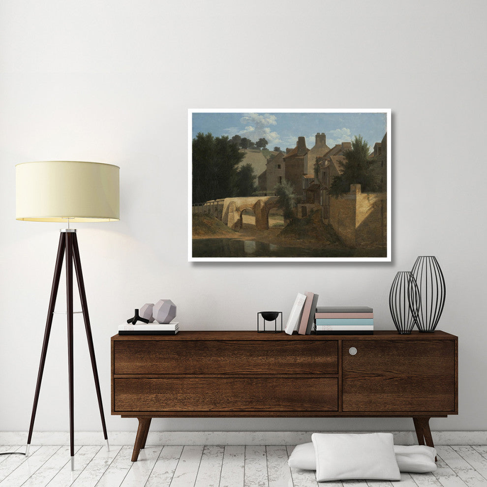 "View in the Ile-de-France" Digital Paper Print by Jean-Victor Bertin, 50"x38"