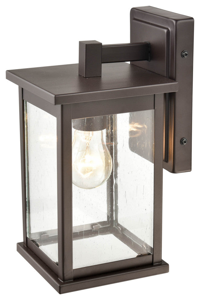 1 Light 5.75 in. Powder Coat Bronze Outdoor