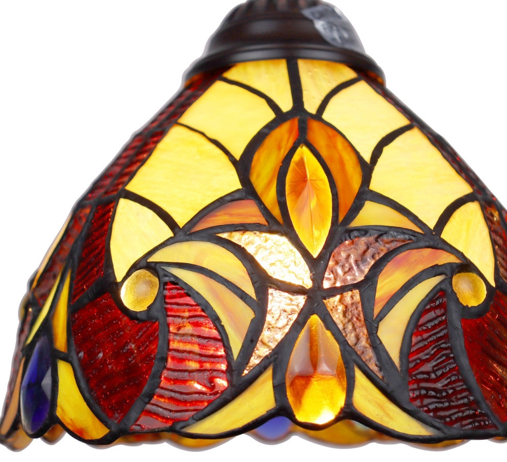 CHLOE Lighting CH38632AV08-DP1 ADIA Victorian Bronze 1 Light Mini Pendant