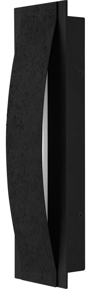 Quoizel ONX8405 Onyx 18" Tall LED Outdoor Wall Sconce - Earth Black