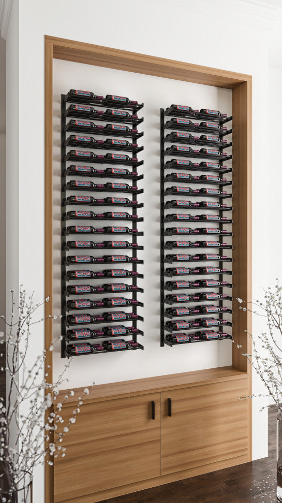 Evolution Wine Wall 30 2C (36 Bottles, Matte Black)
