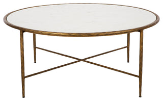 Evelyn Iron Coffee Table, Gold