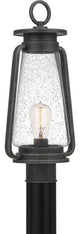 Quoizel SUT9009SPB One Light Outdoor Post Mount, Speckled Black Finish