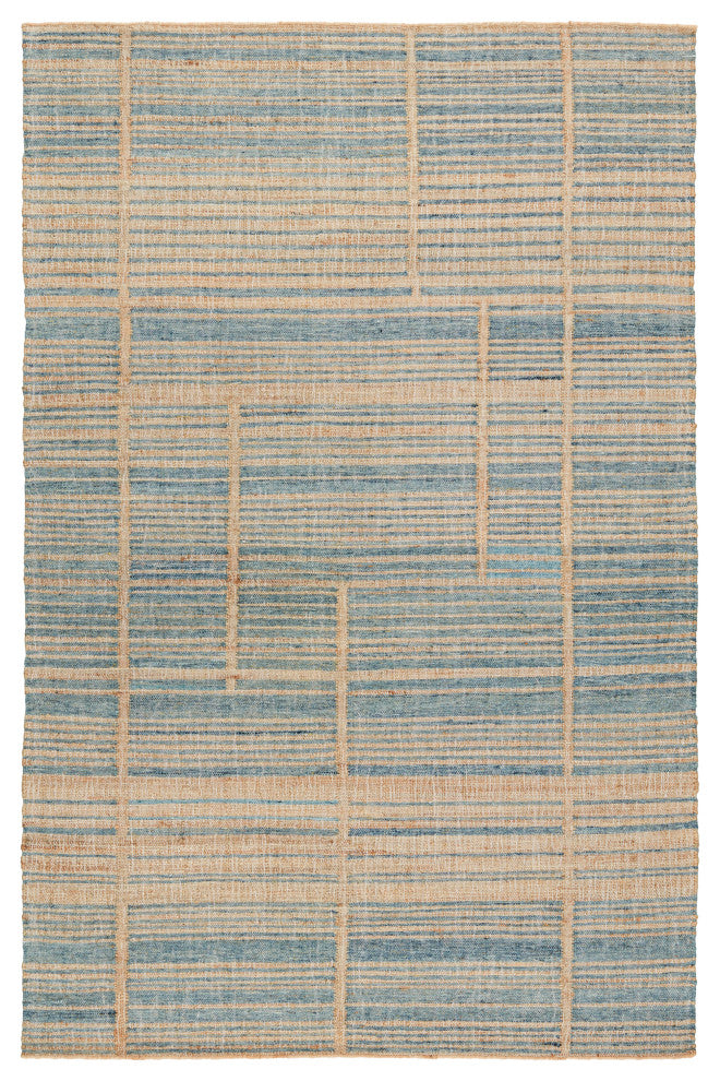 Jaipur Living Ciana Handmade Striped Brown/Blue Area Rug 8'X10'