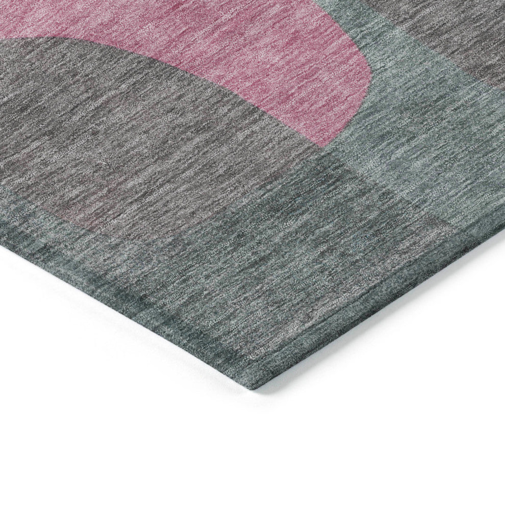 Machine Washable Indoor/Outdoor Chantille ACN1867 Blush 2'6" x 3'10" Rug