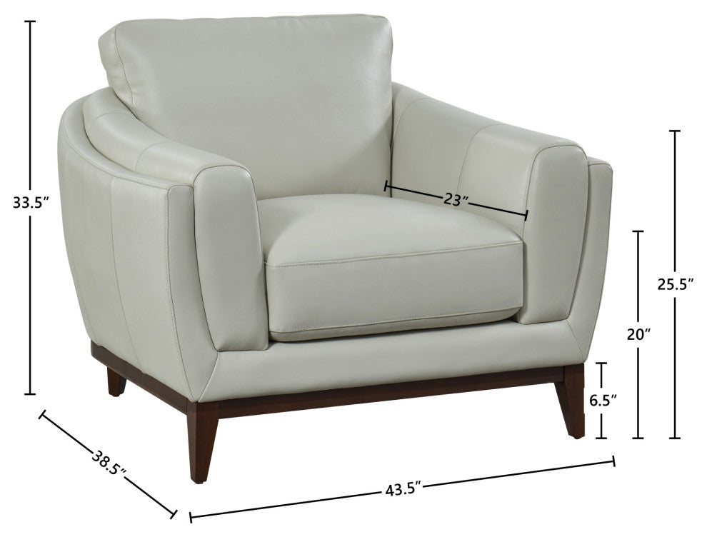 Rio Top Grain Leather Armchair