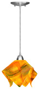 Small Jezebel Signature Flame Pendant, Snapdragon, Nickel Base