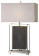 Uttermost Sakana Gray Textured Table Lamp