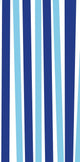 Stripes Decorative Holiday Stripe Print Bath Towel, Royal Blue