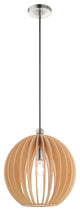 Livex Lighting Pendants 1 Light Brushed Nickel Pendant