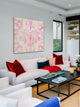 "Pink" Painting Print on Canvas by Evelia