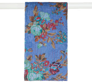 Kantha Cotton Bed Runner, 18"x72"