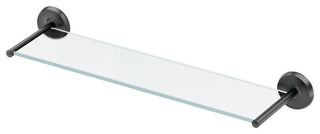 Designer II 20.13" Glass Shelf, Matte Black