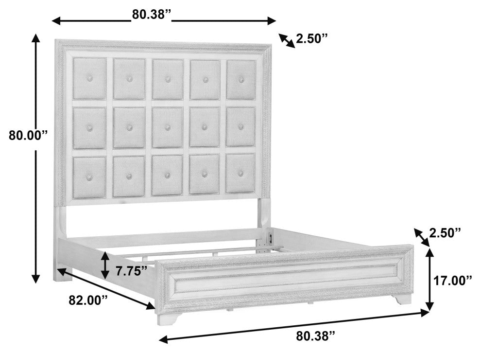 Camila Cal King Upholstered Bed by Pulaski Furniture