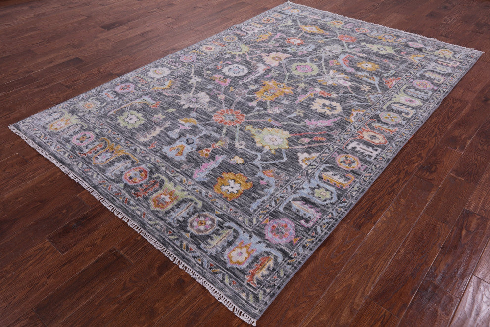 5' 11" X 8' 11" Turkish Oushak Handmade Wool Rug - Q15674