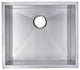 Zero Radius Single Bowl Stainless Steel Hand Made Undermount Kitchen Sink