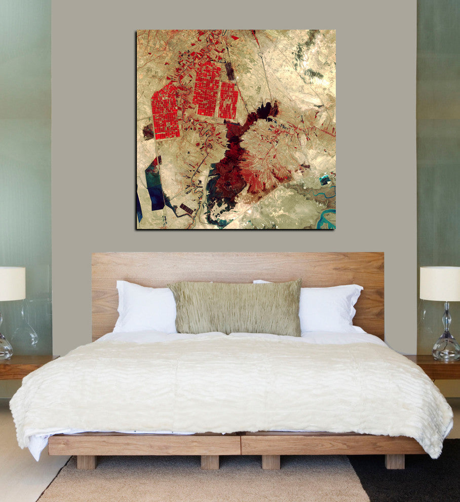 Epic Graffiti "Earth As Art: Sloppy Paint Job" Giclee Canvas Wall Art, 37"x37"