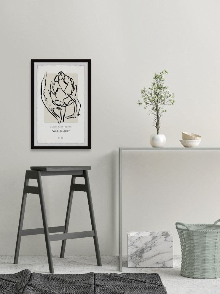 "Artichaut" Framed Painting Print, 30x45