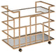 Modrest Caleb Rose Gold Wine Rack