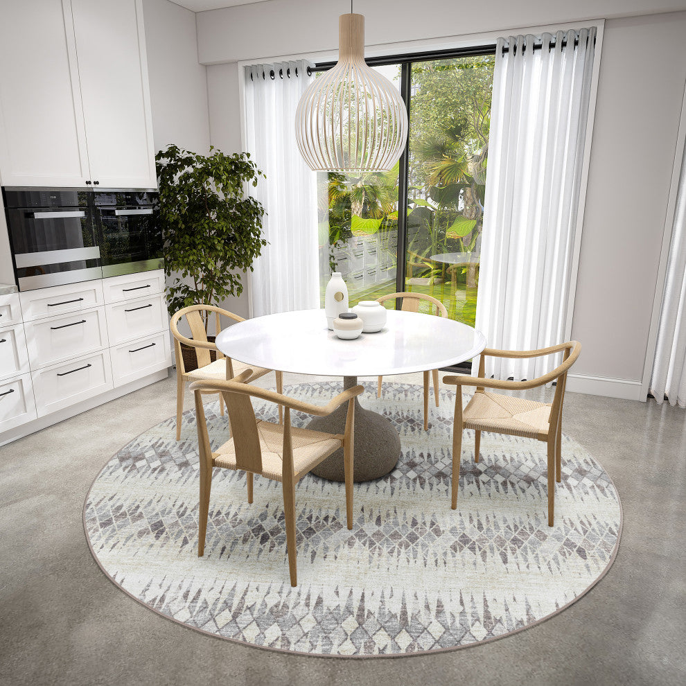Dalyn Winslow WL5 Ivory 10'x10' Round Rug