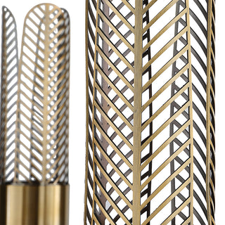 Uttermost 21391 Cret 12 Light 31"W Chandelier - Brass