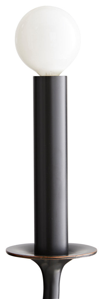 Breck Large Chandelier, Black