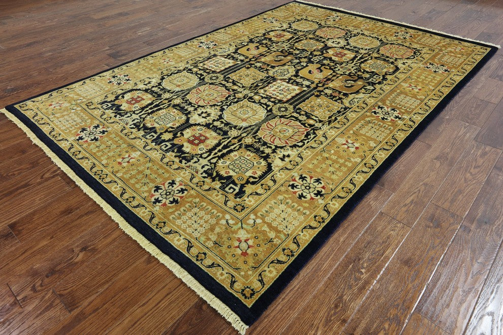 6'x9' Handmade Oriental Peshawar Area Rug, W2084