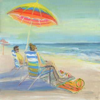"The Best View" Painting Print on Wrapped Canvas, 48"x48"