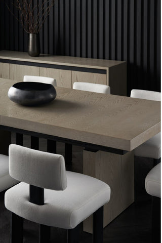 Taupe Extendable Dining Table, Andrew Martin Luis
