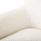 Gerald Boucle Upholstered Club Chair, Almond/Matte Black