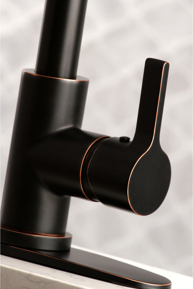 Gourmetier Single-Handle Pull-Down Kitchen Faucet, Naples Bronze