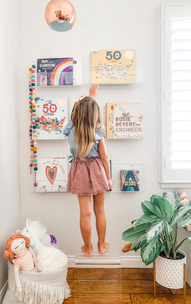 Tippy Toe, Clear Acrylic Kids Step Stool