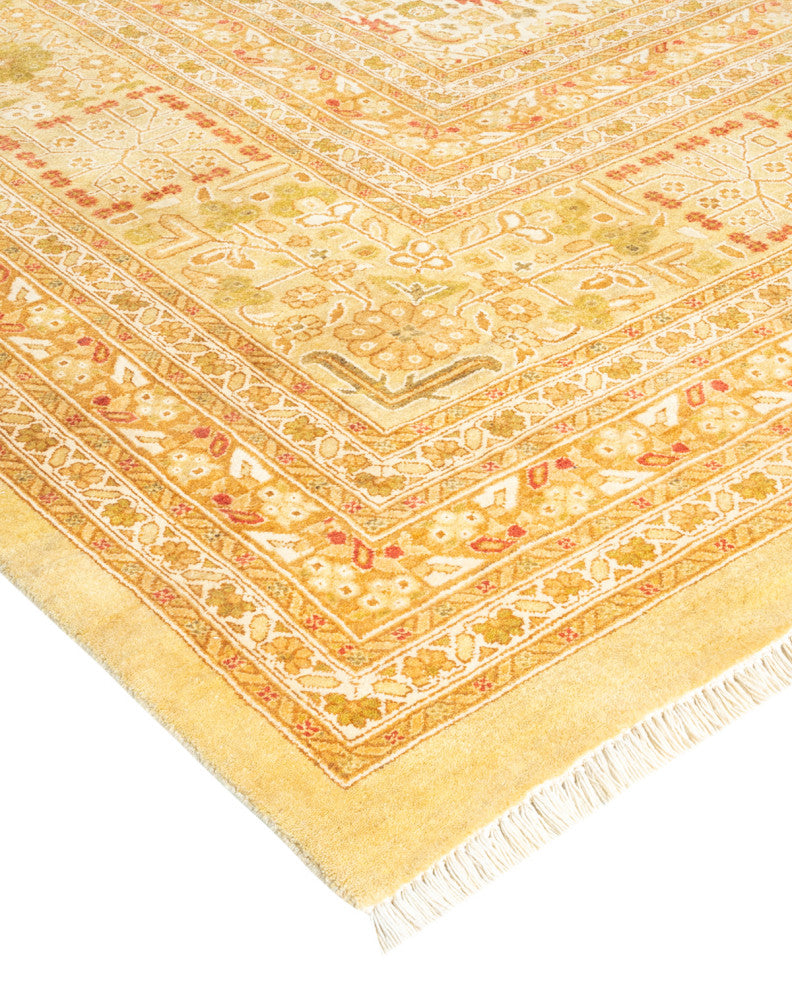 Mogul, One-of-a-Kind Hand-Knotted Area Rug Ivory, 12' 1" x 17' 5"