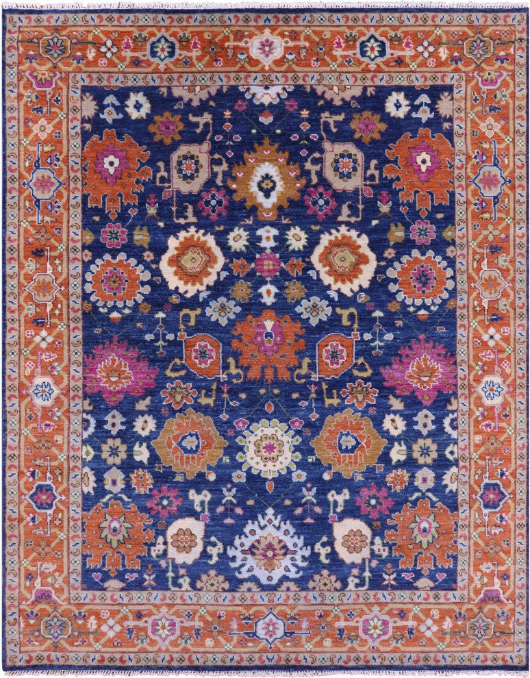 8' 1" X 10' 2" Turkish Oushak Handmade Rug - Q15952