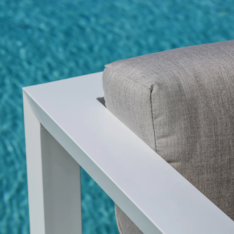 Newport Modern Design In Spectrum Indigo Outdoor Loveseat