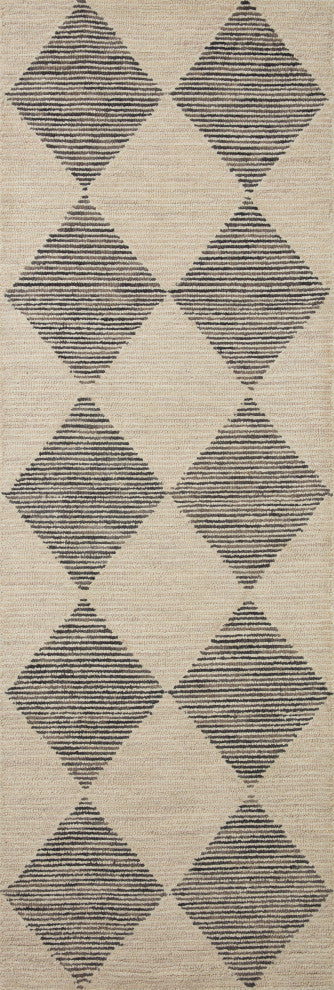 Chris Loves Julia x Loloi Francis Area Rug, Beige / Charcoal, 11'-6" X 15'