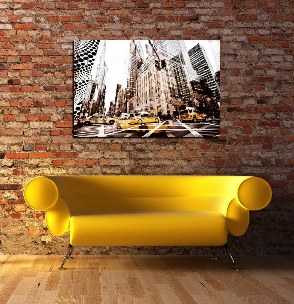 "Urbanism" Tempered Glass Wall Art