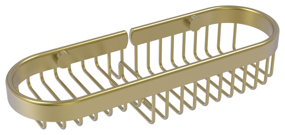 Combination Wire Basket, Satin Brass