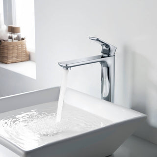 Tender-T Single Handle Bathroom Vessel Sink Faucet, Chrome
