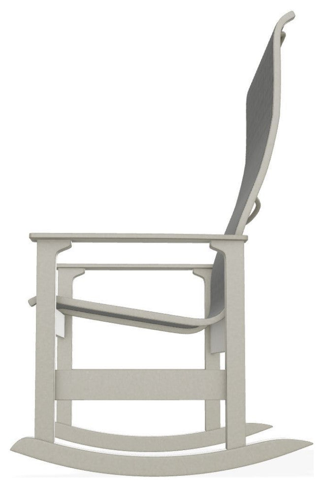 Leeward Sling Outdoor Supreme Rocker, Anchor/Storm
