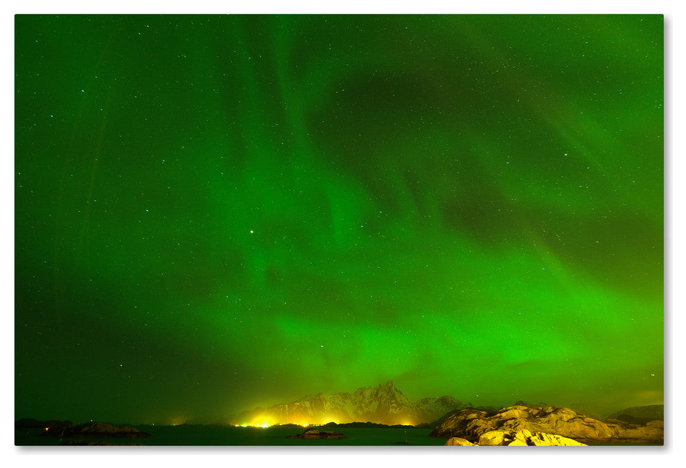 Philippe Sainte-Laudy ''Norwegian Light'' Canvas Art, 30x47
